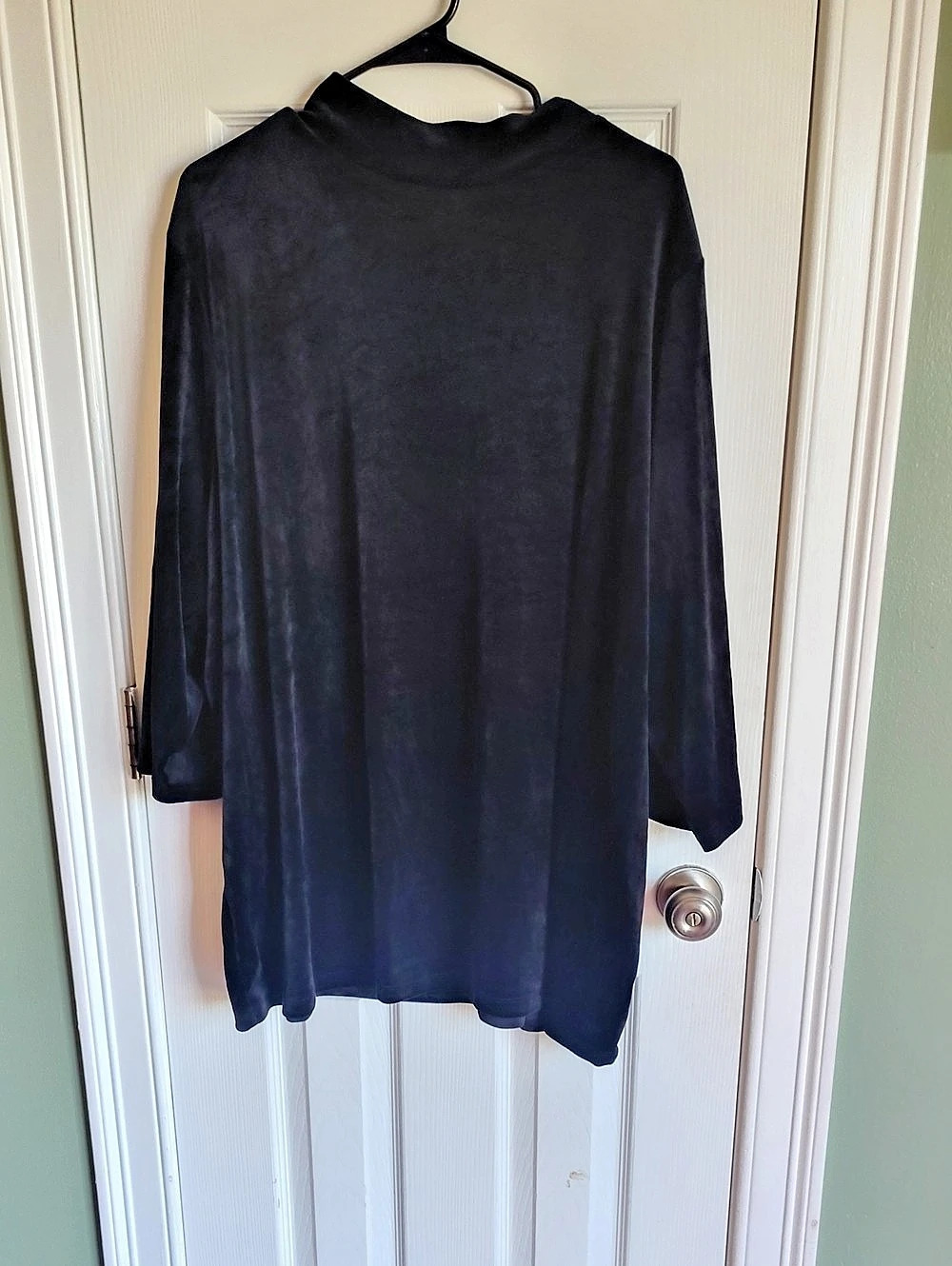 Woman Within Long Sleeve Tunic in Black, Size 3X